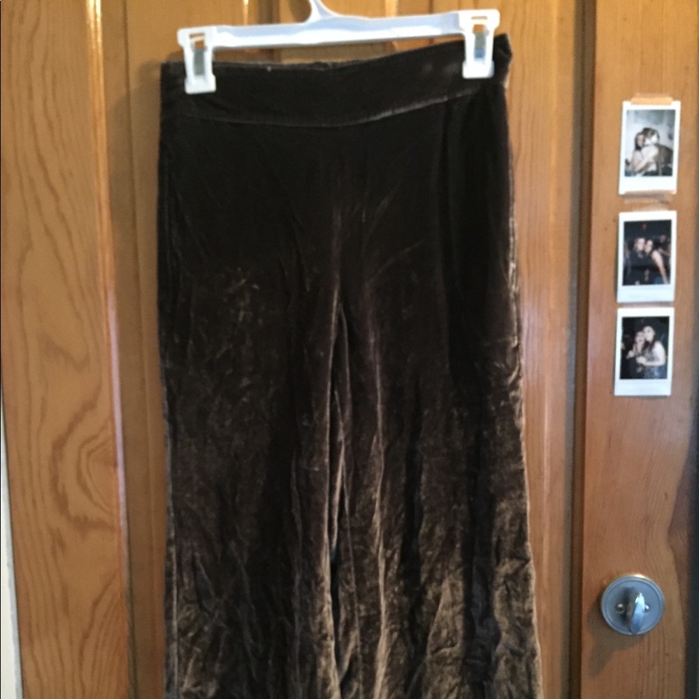 Madewell cropped velvet pants